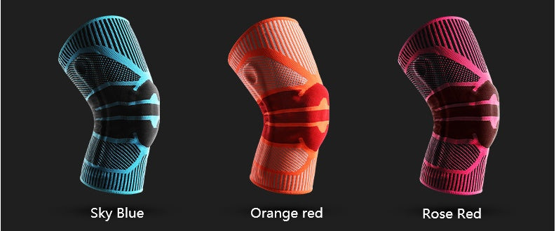 Professional Elastic Compression Spring Knee Pads